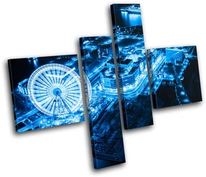 Yokohama Blue City MULTI LONA pared arte Foto impresion - Imagen 1 de 1