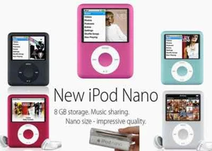 π"NEW" Seal Apple ipod nano 3rd Gen 4GB 8GB - All colors & MP3 Player - Picture 1 of 30