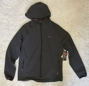 Rip Curl x Madsteez Mens Grey Hooded Lightweight Full Zip Jacket Elite Anti RARE - Picture 1 of 9