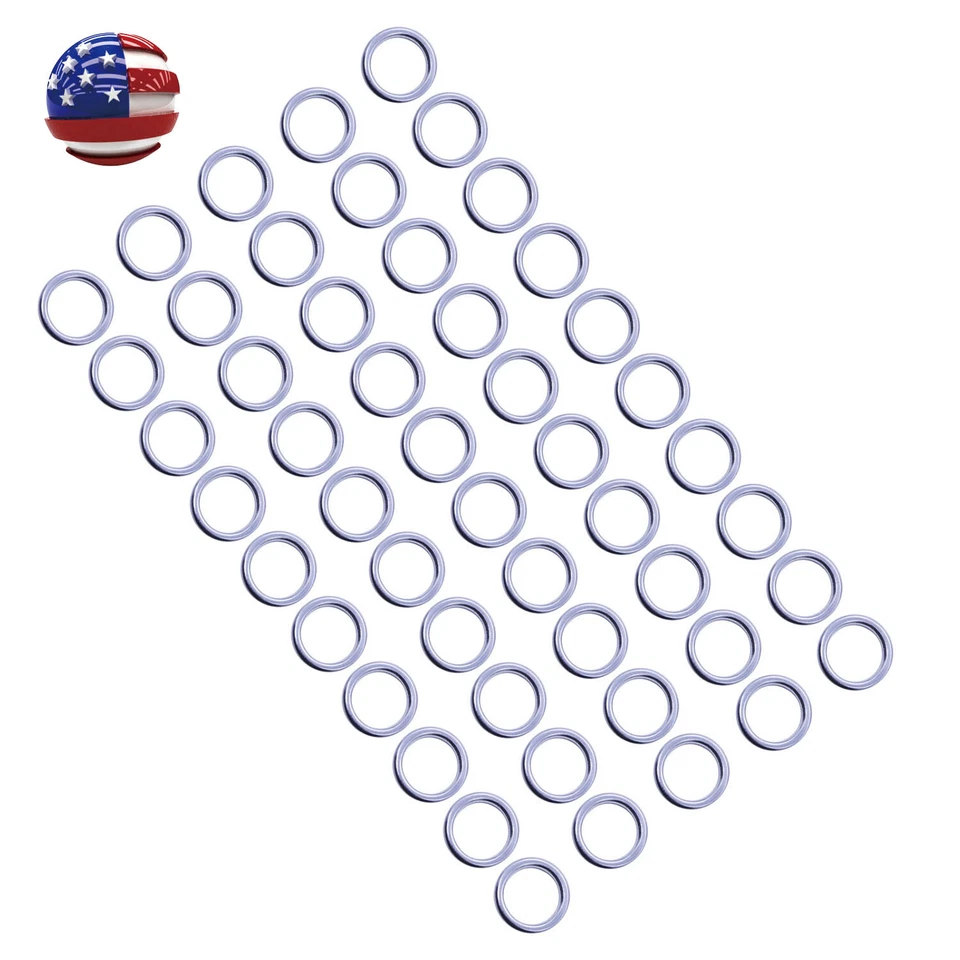 Nueva junta de tapón de drenaje de aceite para lavadora de aplastamiento M14 50x para Audi A8 Quattro 2010-2013 EE. UU. Foto 1 de 4