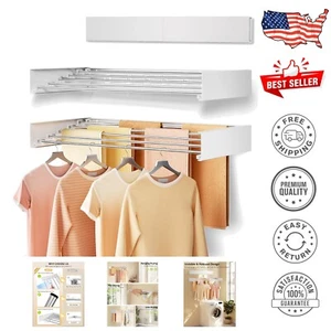 32" Collapsible Towel and Clothes Drying Rack - Stylish Space-Saving Design - Picture 1 of 8