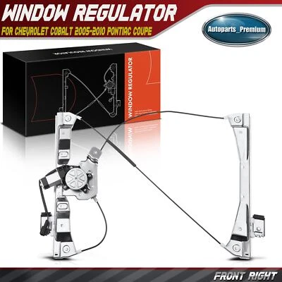 Power Window Regulator for Chevrolet Cobalt 2005-2010 Pontiac Coupe Front Right - Image 1 of 4