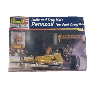 Revell Eddie & Ercie Hill Pennzoil Top Fuel Dragster 85-7650 Caja Sellada Abollada - Imagen 1 de 6