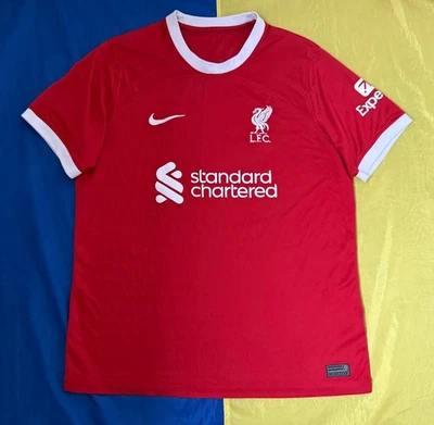 LIVERPOOL 2023 2024 HOME SOCCER JERSEY FOOTBALL SHIRT NIKE Sz. L - Image 1 of 4