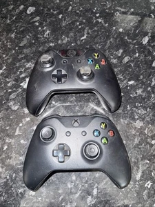 2x Microsoft Xbox One Wireless Controller Bundle Faulty Spares Repair*see Descri - Picture 1 of 6