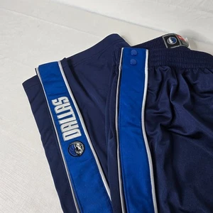 Vintage Nike NBA Dallas Mavericks Herren Trainingshose Druckknopf blau XL NOS 2001 - Bild 1 von 7