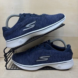 Skechers Go Walk 4 Schuhe Gen 5 GOGA Max Damengröße 6 marineblau weiß Quickfit - Bild 1 von 16