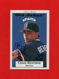 Signature Rookies Old Judge Signatures #28 1996 Chad Renfroe 304/6000 - Imagen 1 de 2