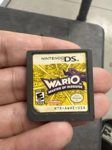 Wario: Master of Disguise Nintendo DS, 2007 Cartridge Only Authentic NOT WORKING - Picture 1 of 4