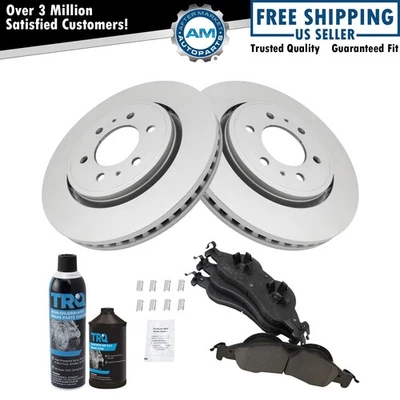 Front Premium Posi Ceramic Brake Pad & Coated Rotor Kit w/Chemicals - Image 1 of 4