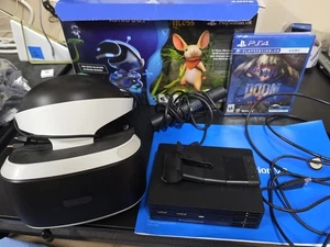 Sony PlayStation VR System CUH-ZVR2 NO POWER ADAPTER + FREE Doom GAME - Picture 1 of 13