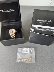 Thomas Sabo Ladies Silver And Rose Gold Watch - Picture 1 of 4