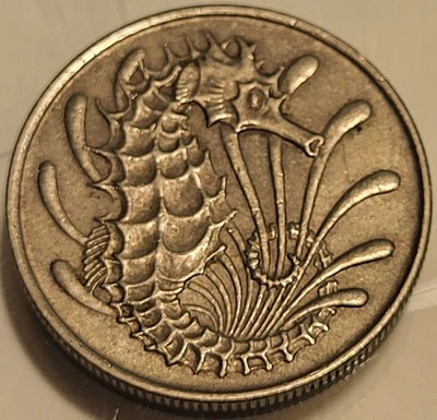 ¡Moneda mundial de 10 centavos de Singapur 1967! ¡Aparece sin circular tú decides! Foto 1 de 2