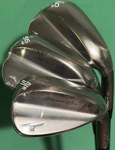 Mizuno Pro T1 Denim Copper Wedge Set 52-10*, 56-10*, 60-06* Steel KBS Hi-REV NEW - Picture 1 of 5