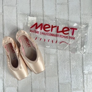 Merlet D-031 Belle Pointe Shoe w pre arched sole Ballet Dance US 21 - EU 40 S3 - Picture 1 of 8
