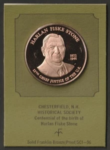 HARLAN FISKE STEIN 12. OBERSTER JUSTIZ SOGENANNTE DOLLAR MEDAILLE --- DWEW - Bild 1 von 1