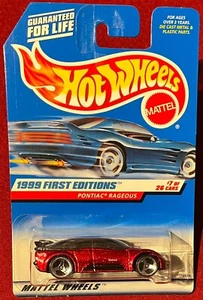 HOT WHEELS 1999 FIRST EDITIONS PONTIAC RAGEOUS #675.SEE COMBINED OFFERS - Picture 1 of 1