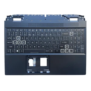 New For Acer Nitro 5 AN515-46 AN515-58 Palmrest Case Keyboard White Backlit US - Picture 1 of 8