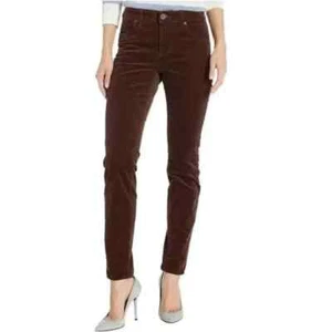 Kut From The Kloth Diana Skinny Corduroy Pants Size 18 Brown Bean NWT - Picture 1 of 8