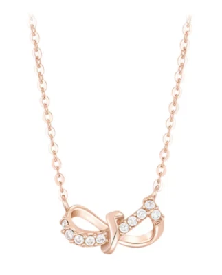 J.Estina Eter 14K ожерелье JJERNQ3BS657R4420 14K розовое золото кубический цирконий - Изображение 1 из 4
