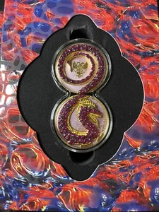 🐉2020 2 x 1 oz Germania Bestias Fafnir Plata Dorada con Cristales - De Colección de 100 - Imagen 1 de 8