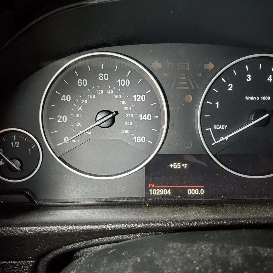 Velocímetro BMW BMW 435i con paquete deportivo M, MPH, sin pantalla frontal; sin disp Foto 1 de 1