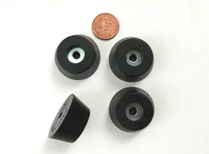 Large Heavy Duty Rubber Feet x 4 for Amplifier Cabinet guitar amp speaker - Picture 1 of 2