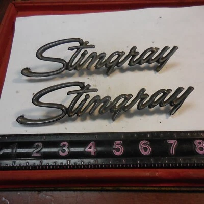 1969-1973 Chevrolet Corvette Stingray Fender Emblem OEM Original  69-73 - Image 1 of 4