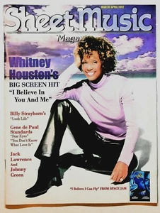 Sheet Music Magazine March 1997 Whitney Houston Space Jam Jonny Green  - Picture 1 of 1