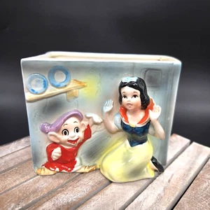 Enesco Walt Disney Productions Snow White Dopey Planter Vase WDE-142 Vintage 60s - Picture 1 of 8