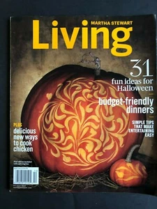 Martha Stewart Living Magazine October 2013 Fun Ideas For Halloween - Imagen 1 de 2