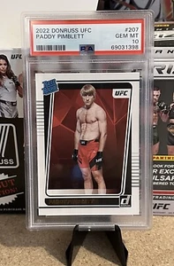 Paddy Pimblett 2022 Donruss UFC Rated Rookie #207 PSA 10 Gem Mint - Picture 1 of 2
