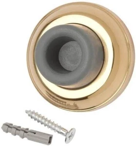 Everbilt Brass Wall Door Stop - Picture 1 of 2