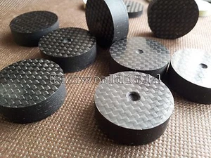4x 30mm Carbon Fiber Speaker Amp Spike Isolation Stand Feet Base HIFI - Picture 1 of 3