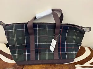 NUEVO BOLSO DE FIN DE SEMANA BARBOUR CLÁSICO MEZCLA DE LANA TARTÁN - Imagen 1 de 7