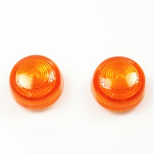 Amber Turn Signals Light ABS Lens Shell Cover For Suzuki DR250 DR200 DR125 250 - Picture 1 of 6