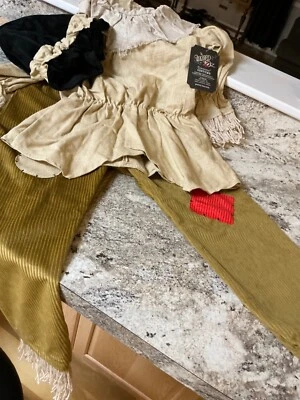 DISFRAZ DE ESPANTAPÁJAROS PARA NIÑOS GRANERO DE CERÁMICA TALLA 7-8 AÑOS Foto 1 de 4