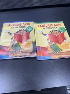Accelerate Education Language Arts Workbook 4th Grade Semester A & B -2 Book Set - Picture 1 of 5