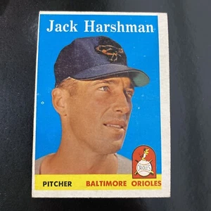 1958 Topps Jack Harshman Baltimore Orioles #217 - Bild 1 von 2