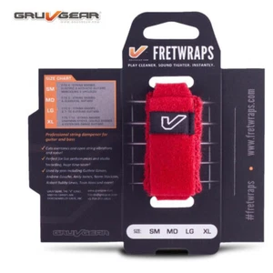 Gruv Gear FretWraps Gitarre Bass Saiten Dämpfer 1er-Pack rot extra groß - Bild 1 von 2