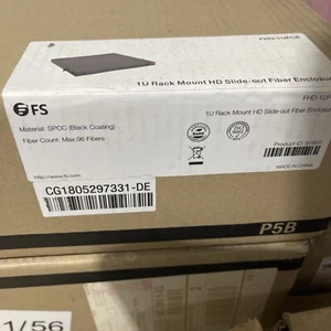 FS 1 U rackmount HD slide out fiber enclosure FHD1UFCE  Brand New - Picture 1 of 3