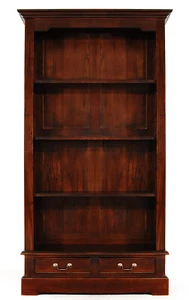 Bücherregal aus Massivholz 180x90 cm Bibliothek Bücherschrank 78226 - Bild 1 von 4