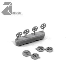 Juego de ruedas de mano Zinge Industries de 4 x 2 brocas de conversión de paisaje nuevas S-HND01 - Imagen 1 de 1
