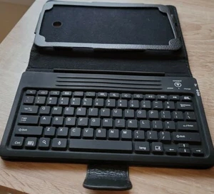SUPERNIGHT Ultra Thin Keyboard Case Cover Detachable Bluetooth Keyboard - Picture 1 of 2