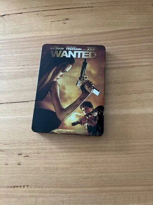 Wanted (DVD, Blu-ray, 4K, 2008) Empty Collectors Tin Case by Ezydvd - Image 1 of 4