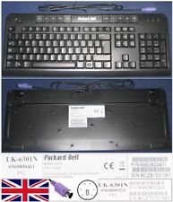 CLAVIER KEYBOARD QWERTY UK PACKARD BELL 6301N, 6960800323, 6960800401 port  PS/2