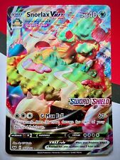 Snorlax VMAX JUMBO Card 142/202 Stamped Gamestop Promo Pokemon Sword & Shield