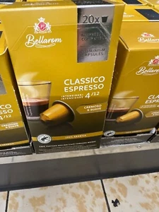 40 KAPSELN BELLAROM Nespresso * CLASSICO ESPRESSO Kaffeepads INTENSITÄT 4 REGEN - Bild 1 von 4