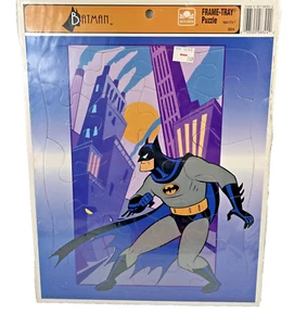 Golden Books Batman Frame Tray Puzzle 8324 Sealed New Old Stock 1993 DC Comics - Picture 1 of 13