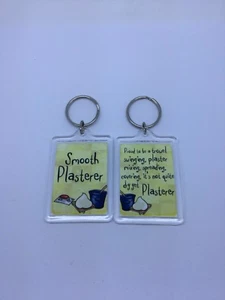 Schlüsselanhänger glatt Gipser - Weihnachtsgeschenk Geschenkidee - Bild 1 von 3
